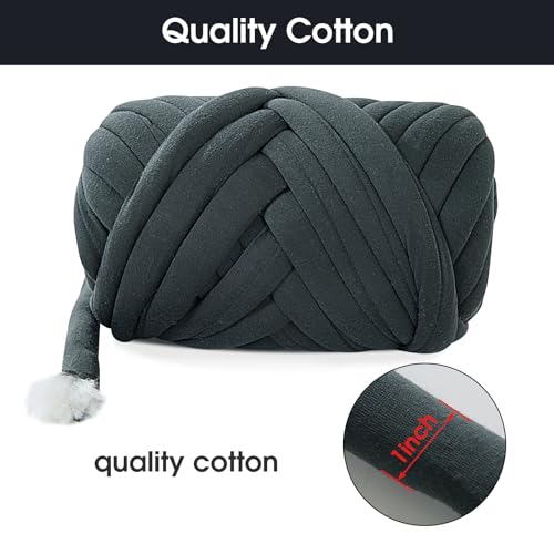 Hilo gigante grueso anti pelusa para tejer colchas pesadas sin agujas 4