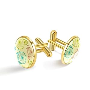 grote wiel fiets Manchetknopen voor mannen set gepersonaliseerd