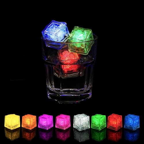 Cubos de Hielo LED Multicolor 12 Unidades miniatura 1