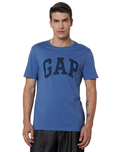 Image of Gap Men Printed Regular fit Half Sleeve Round Neck T-Shirt