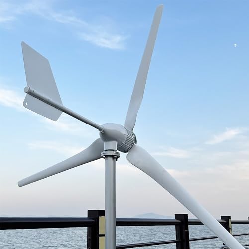 2000W 2Kw 24V Netzunabhängiges Windkraftanlagen-Set – Windkraftsystem mit Hybrid-Laderegler für Haus, Wohnmobil und Boot