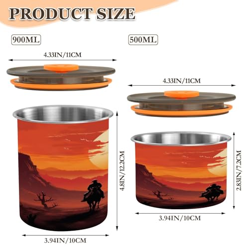 Envase hermético acero inoxidable 500ml Blueangle miniatura 2