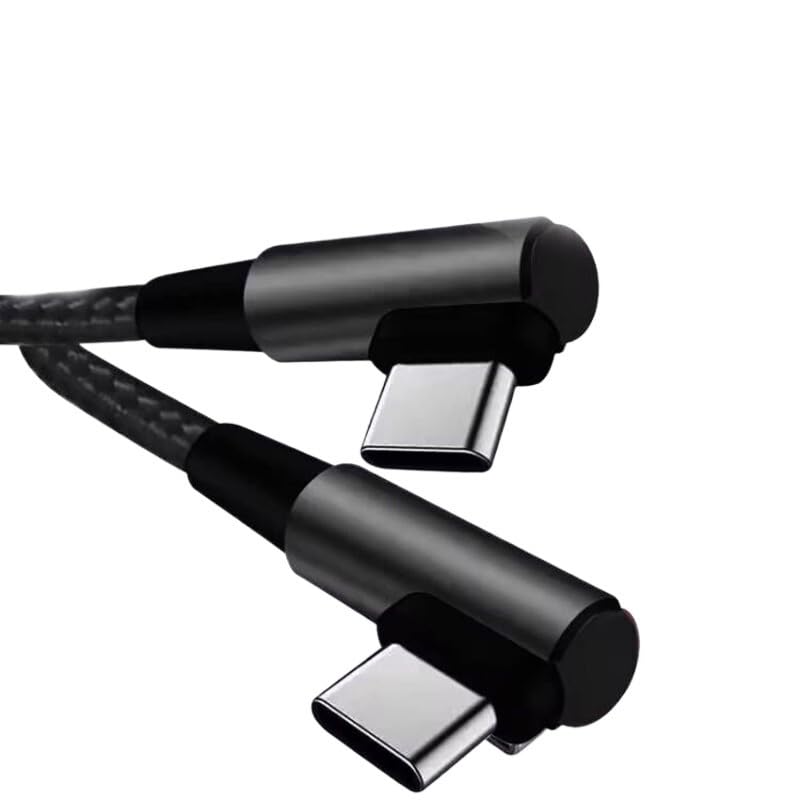 100 W L Kolanko Typ C na USB C Kabel PD Quick Char*/ge 4.0 3.0 USB-C (Double Bend USB-C, 2 m)