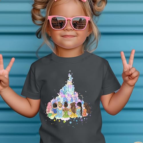 Image of Magical Shirt for Girl: Magic Kingdom Prinecess Tshirt Princess Shirts Youth Girls Cute Family Vacation Trip Tee