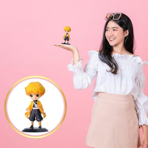 Image of Zinetsu (Demon Slayer) Action Figure Miniature Doll (Toy Figure) SpecialEdition for Car Dashboard, Decoration, Cake, Office Desk & Study Table (Pack of 1) (Height- 16cm)