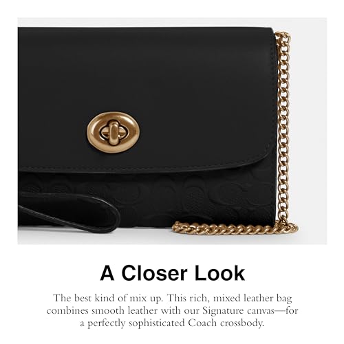 Image of Coach Women's Chain Crossbody in Signature Canvas
