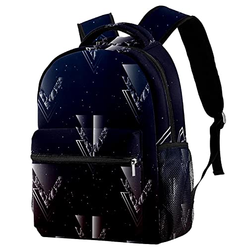 Sac à dos voyage ciel étoilé avec porte-bouteille fille garçon