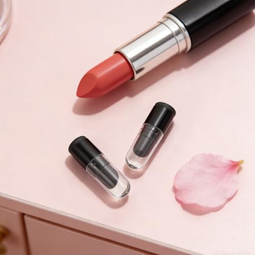 Pincel de labios de silicona compacto que soluciona los retoques sucios en el bolso 4