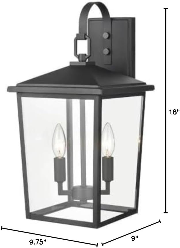 Miniatura 5 de ML Lighting 2972-PBK Tradicional, recubrimiento en polvo negro