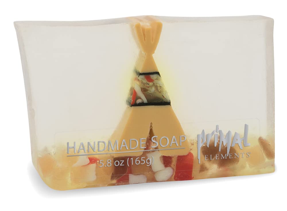 Primal Elements Happy Camper Wrapped Bar Soap, 5.8 Ounce