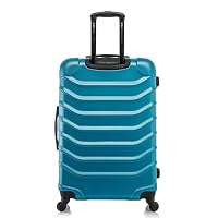 InUSA ENDURANCE Luggage with Spinner Wheels | Durable Lightweight Hardside Suitcase, Spacious Travel Bag with Handle and Trolley | 28-Inch Large Checked Luggage | Teal — image 8