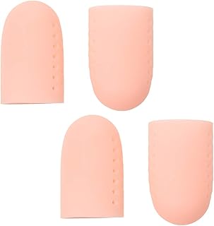 KKcare 4 peças de alívio para os dedos dos pés tampa protetora tubo de salto alto esfregando os dedos do pé protetor protetor de silicone protetores de silicone para os dedos dos pés manga para proteção dos dedos dos pés
