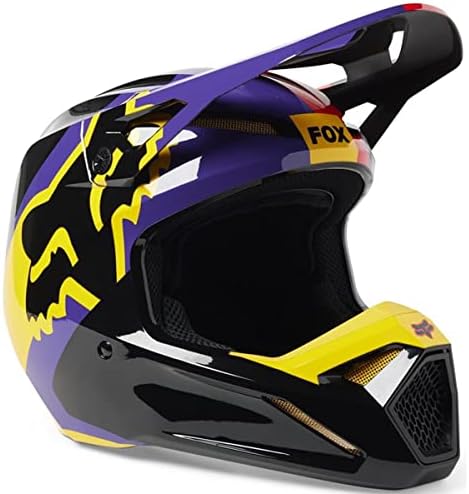 Fox Racing Youth V1 Xpozr Offroad Helmet MIPS EPS Liner D-Ring DOT ECE Multi - Large