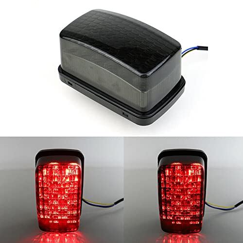 Luz Traseira ATV Led Fumaça Lâmpada De Freio Traseira Para Yamaha Viking Bruin Wolverine 660 450 350