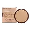 Mineral-Fusion-MF1001-Pressed-Powder-Foundation-032-Ounce Mineral Fusion Pressed Powder Foundation, Warm 2 - Med Skin w/Yellowish Undertones, Age Defying Foundation Makeup with Matte Finish, Talc Free Face Powder, Hypoallergenic, Cruelty-Free, 0.32 Oz