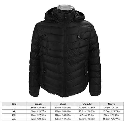 Jaqueta Aquecida Com Tecido Confortável, Design de Aquecimento Humanizado, Bolso Com Zíper, para Cam
