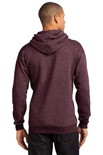 Port & Company Men's Classic Pullover Hooded L Heather Athletic Maroon #TOP2