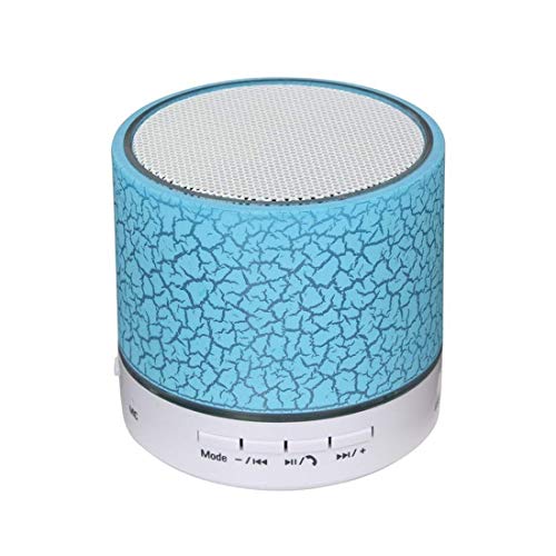 Haut-parleur Bluetooth sans fil portable et horloge LED multifonction