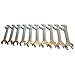 V8 Tools 9810 10-Piece SAE Jumbo Angle Head Wrench Set
