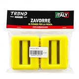 Trend Sinker Piombo Sub Plastificato da 1 kg – Zavorra Subacquea per Immersioni, Apnea e Pesca in Apnea, Peso Sub Ergonomico – Kit Piombo Sub da 1 a 6 kg Made in Italy (Giallo 2 kg)