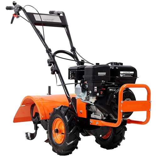 LuckyNote Heavy Duty Power Tiller with 7HP Gas Engine