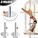 Leogreen 1 Pole Dance Stange, Silber, L