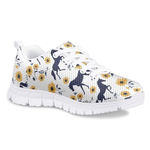 Pinupub Kids Sneakers for Boys Girls Non Slip Tie Lace Running Athletic Tennis Sports Shoes2