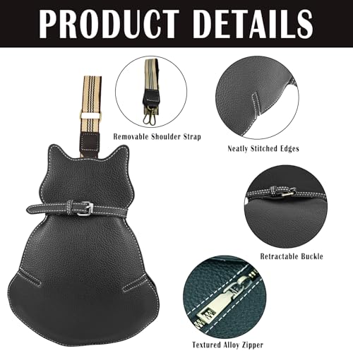 Cat Purse Crossbody Handbags for Women Men Chest Bag with Adjustable Strap Cat Sling Bag Women's Crossbody Bags3