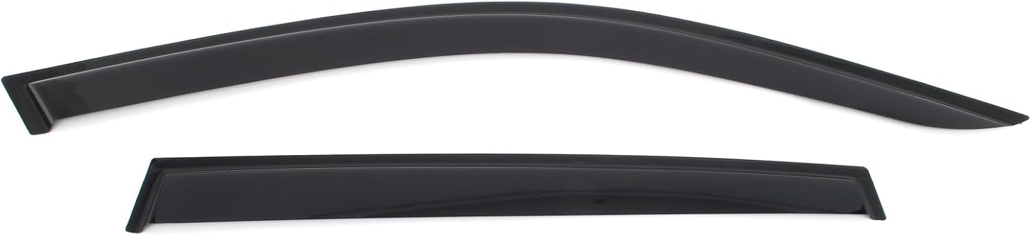 IKON MOTORSPORTS Tape on Window Visors Compatible with 2018-2024 BMW G01 X3, Acrylic Smoke/Tinted Rain Guards, Side Window Wind Deflectors 4PCS