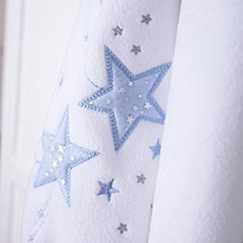 Clair de Lune Stardust Fleece Blanket, Blue, Moses/Crib/Pram