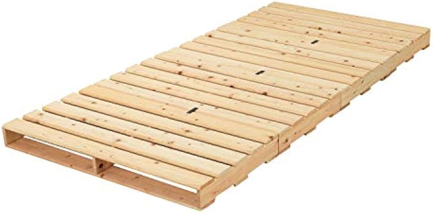Amazon.co.jp: 源ベッド 国産頑丈ヒノキ パレットベッド シングル Amazon.co.jp: 源ベッド 国産頑丈ヒノキ パレットベッド シングル