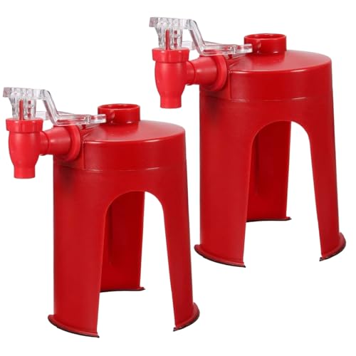 Dispensador de refrescos de plástico, dispensador de botellas de soda de 2 piezas al revés con grifo, sin toque de fugas para la barra de hogar Dispensador de refrescos de plástico, dispensador de botellas de soda de 2 piezas al revés con grifo, sin toque de fugas para la barra de hogar