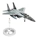 NATEFEMIN 1:100 F-15 Eagle Fighter Attack Aircraft Model Simulation Aircraft Model Aviation Model Aircraft Kits for Collection and Gift Model