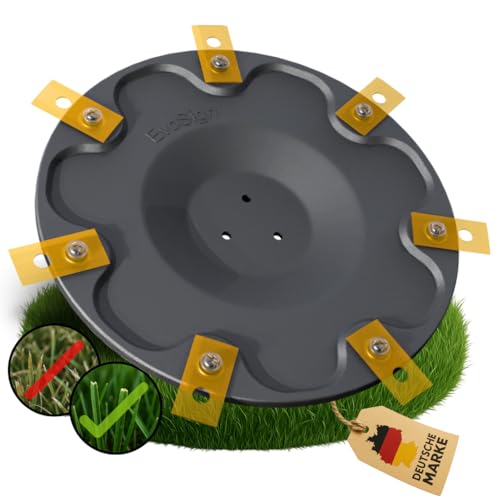 EvoSign® 7-Klingen Messerteller-Set aus glasfaserverstärktem Kunststoff für ECOVACS GOAT (G1, G1-800, G1-2000, O500/O800 RTK, O1200 RTK, GX-600) – inkl. Klingen, montagefertig
