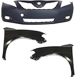 Replacement Bumper Cover Fascia Front Compatible with Toyota Camry 2007-2009 2.4L I4 Hybrid (FHEV)