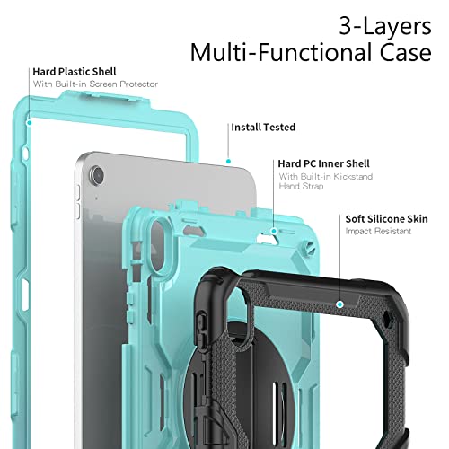 Coque iPad 11e génération A16 2025 antichoc robuste rotative 11"
