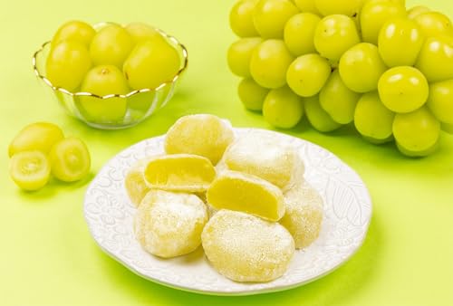 Mochi Shine Muscat Traditional Japanese Rice Cakes, 130g, Soft Chewy Wagashi Food Sweets - image 2