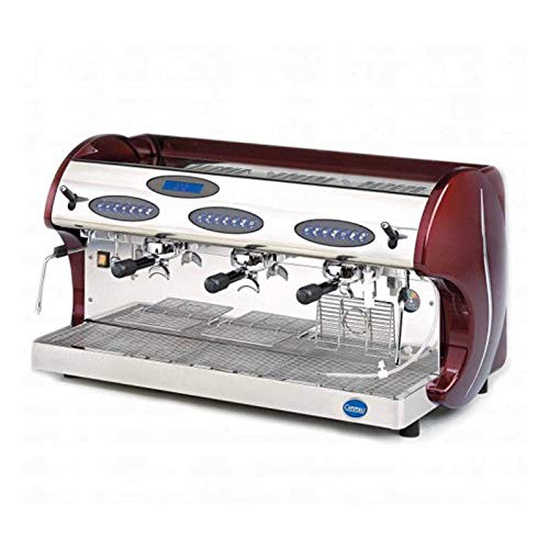 Carimali Kicco 3-gruppig, Siebträger Espressomaschine inkl. CF Espresso Cover