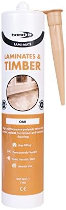 2x OAK LAMI-MATE Sealant silicone Gap-Filler Timber Laminates laminate flooring