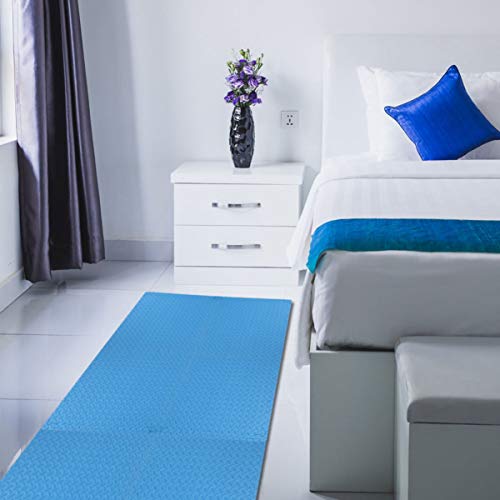 Tapete de espuma Besportble, 6 peças, tapete de espuma interligado, quadrado, lavável, tapete de chã