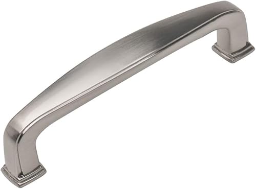 HARPOON Paquete de 10 manijas de gabinete de 3-34 pulgadas de 3.780in, níquel satinado, tiradores de cajón de armario para cocina