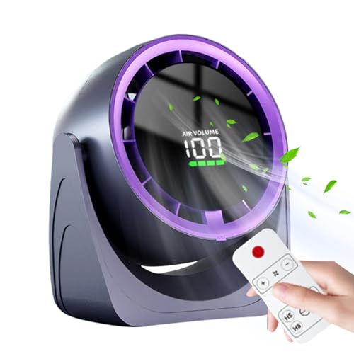 Ventilateur de table sans fil avec télécommande et écran numérique - 8