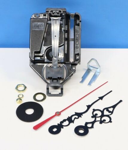 Replacement for Mini Quartz Clock Pendulum Movement ONLY Long 1 1/4" Shaft USA (ONE Set of Hands PER Order.)