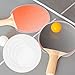 Zyghjort Clear Table Tennis Racket Adhesive Film, 4 Pcs Transparent Adhesive Protective Film for Table Tennis Rubber Protector Table Tennis Rackets Maintenance Cover Table Tennis Accessories