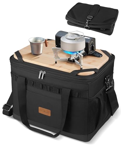 [Heshare] クーラーボックス 30L 大容量 保冷バッグ 4層断熱 強力保冷 ソフトクーラー 保冷保温 折りたたみ 軽量 キャンプ 買い物