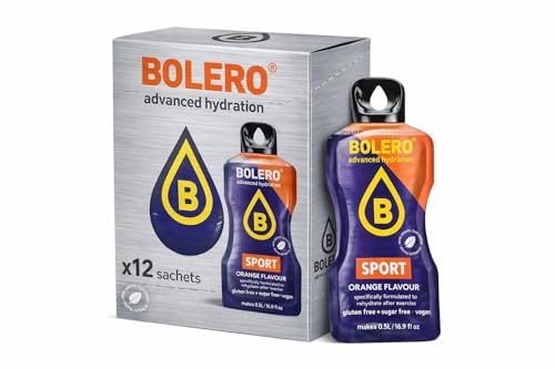 Bolero Drink Box 12 Sport Deporte 3 g | 12 Sobres Saborizante en Polvo | Hidratación Instantánea para Entreno | Sin Azúcar
