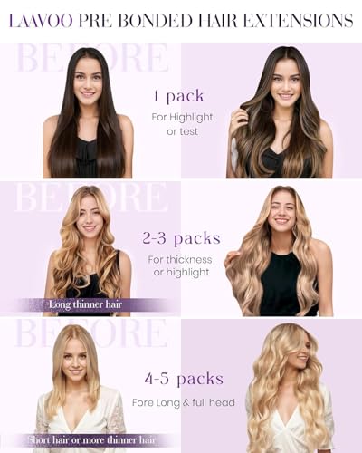 LaaVoo Microlink Hair Extensions Human Hair Jet Black 20inch Microbead Hair Extension Real Human Hair Micro Link Extensions Black Straight Hair 50gs 50g