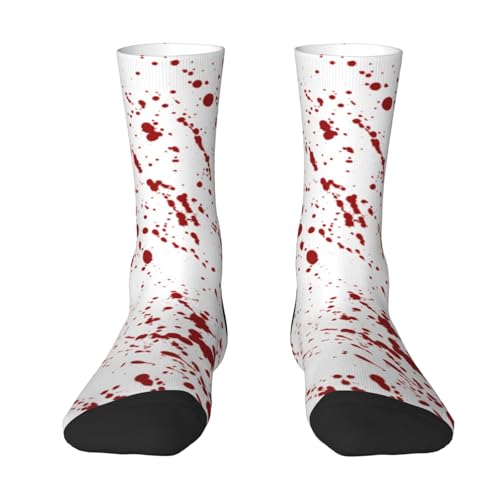 Blood Soaked, Bloody Horror Fright Halloween Men'S And Women'S Performance Socks - Breathable Sports Socks With Arched Support For Sports, Running, Everyday Wear