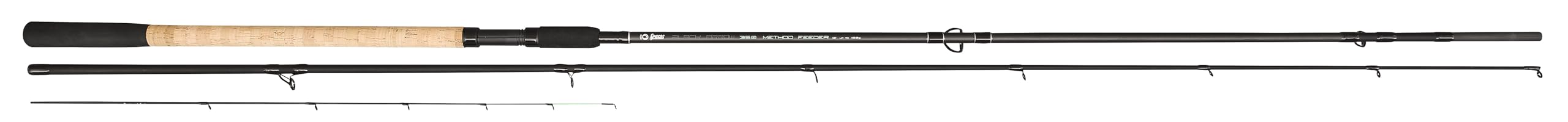 Gunki Sensas Canne Feeder Method Feeder Black Arrow 350 12'Ft - 2Pc 3.6m - 210g - P.Max.100g - Enc.158cm - 20077
