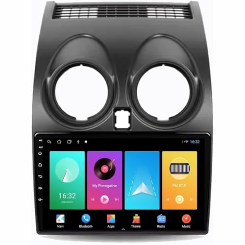 Autoradio Android pour Nissan Qashqai 2006-2013 avec écran tactile 9 pouces et GPS